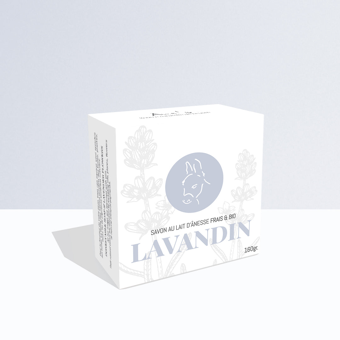 Savon visage et corps - Lait d’ânesse et fleurs de lavandin
