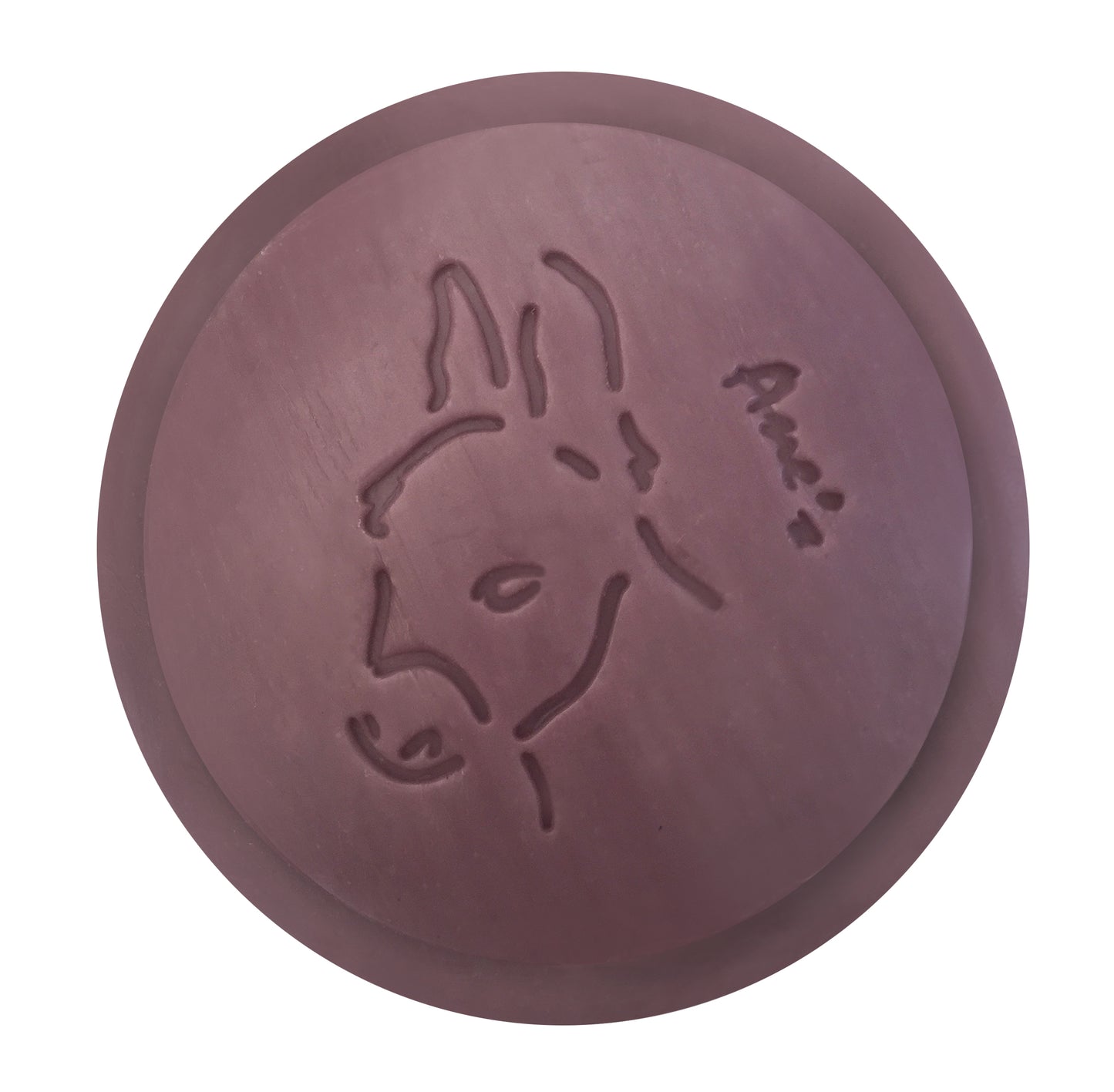 Savon visage et corps à l'huile de grains de cassis enrichi en lait d'ânesse frais et bio. Fabrication artisanale. Format économique: 160g.