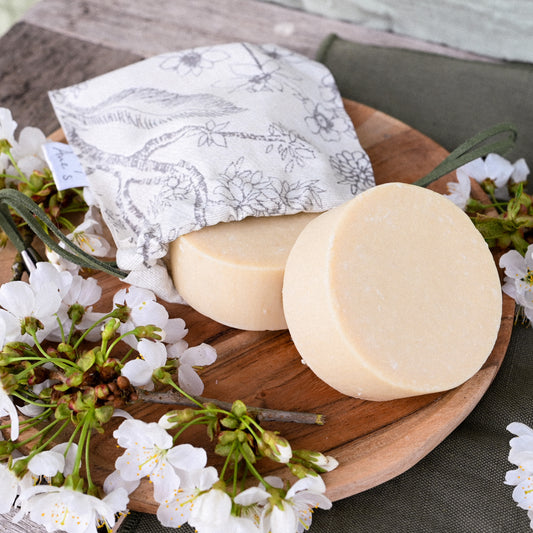 Pochette imperméable savon/shampoing solide