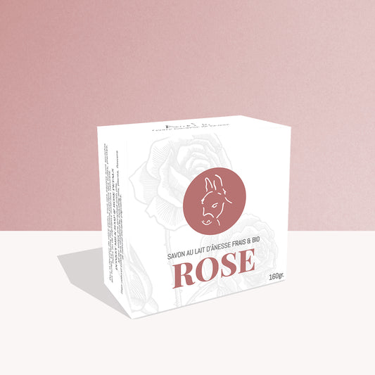 Savon visage et corps - Lait d’ânesse et pétales de rose