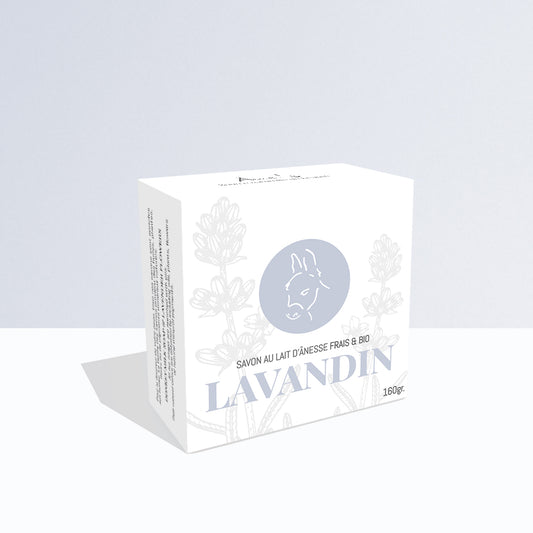 Savon visage et corps - Lait d’ânesse et fleurs de lavandin