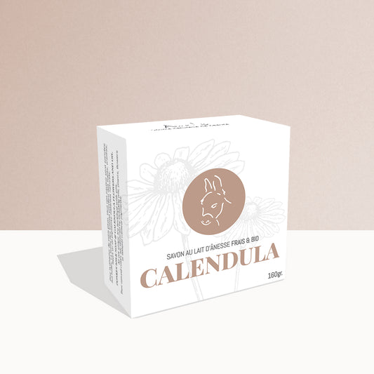 Savon visage et corps - Lait d’ânesse et fleurs de calendula