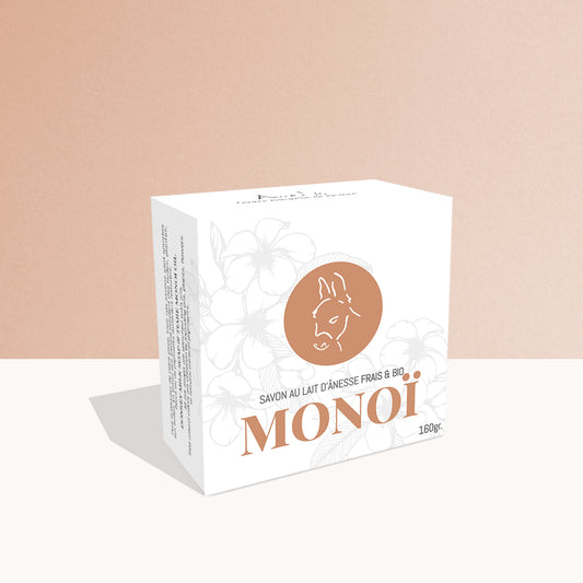 Savon visage et corps - Lait d’ânesse et huile de monoï